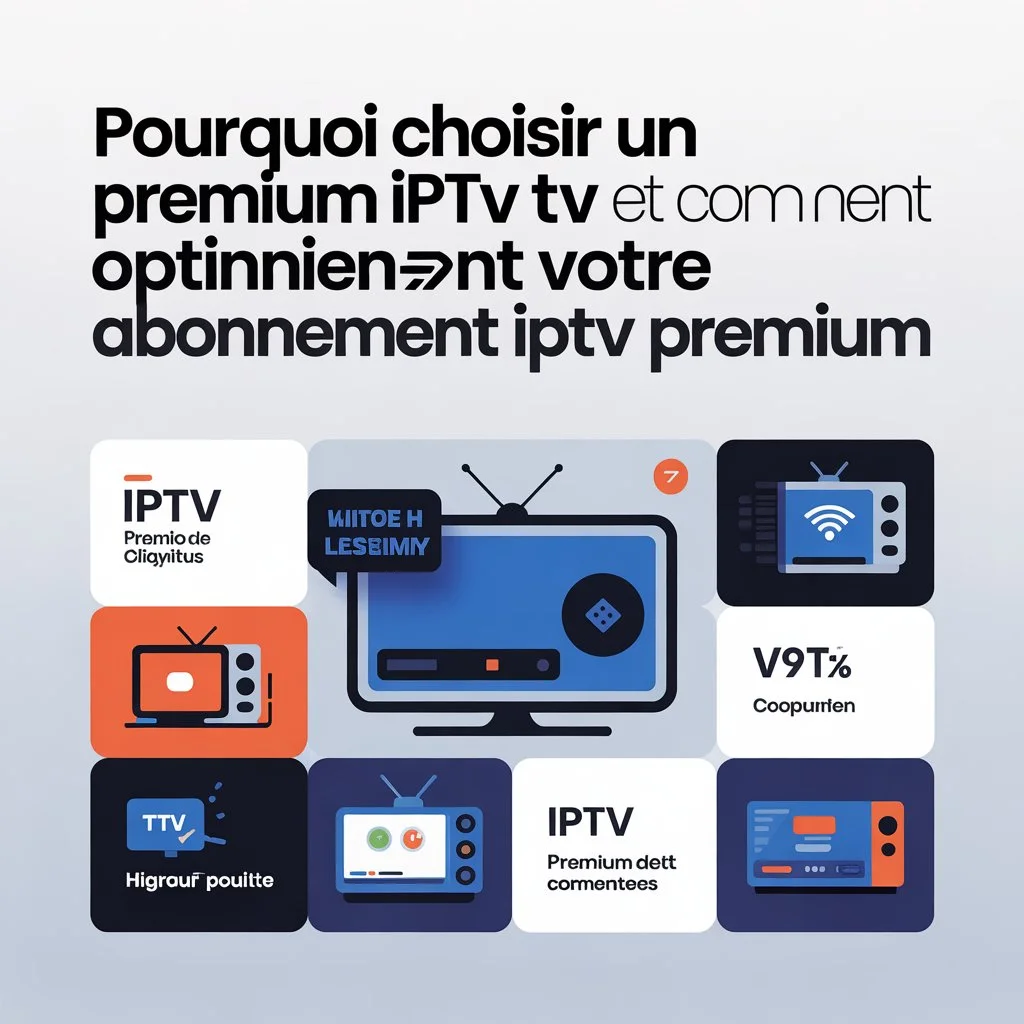 Pourquoi Choisir un Premium IPTV TV et Comment Optimiser votre Abonnement IPTV Premium